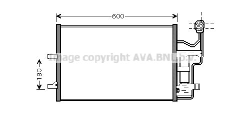 AVA QUALITY COOLING kondensatorius, oro kondicionierius MZ5184D